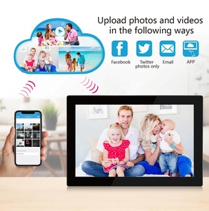 Lecteur publicitaire multimédia interactif Écran IPS 10 "Wifi Connect <span class=keywords><strong>Cadre</strong></span> <span class=keywords><strong>photo</strong></span> numérique partagé avec le service cloud - Product Image 2