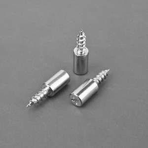 Vis autoperceuses en fer intégrées modernes pour supports d'étagères de meubles - Fixation durable et robuste, installation facile - Product Image 1