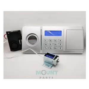 Electronic Digital Safe Lock Silvery Plastic Keypad China Wholesale LED Display Screen Cabinet Lock OEM Door Solenoid Bolt Lock