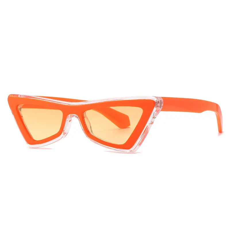 2023 occhiali da sole Oversize Cat Eye da donna con montatura per occhiali da sole leopardati retrò da donna