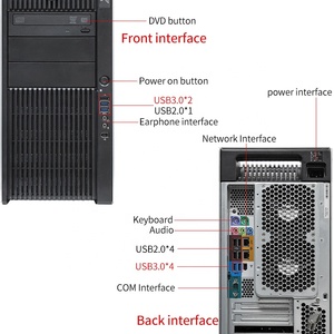 Hot bán HPE z820 đồ họa máy trạm thiết kế máy tính lớn Z440 z420 z640 z840 t7920 Máy tính để bàn trong kho - Product Image 3