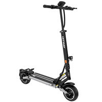 LCD ekran 350W fırçasız e-scooter yol katlanabilir yetişkinler elektrikli Scooter lityum taşınabilir çift süspansiyon App/ses kontrolü