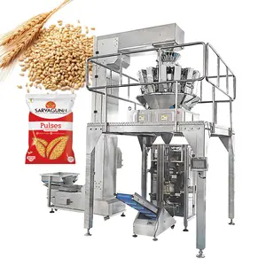 Automatische Verticale Verpakkingsmachine 1Kg 2Kg 5Kg Suikerzout Rijst Verpakkingsmachine Vffs Korrelkorrel Verpakkingsmachine