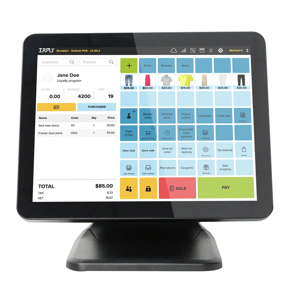 Factory 15 Inch Pos Lcd Tft Touchscreen Full Flat Hd Panel Capacitive Touch Screen Monitor