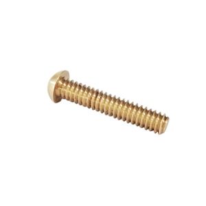 สกรูหัวโดมแบบมีร่อง ผลิตด้วยเลเซอร์จากทองเหลือง ผลิตที่กวางตุ้ง - Product Image 2