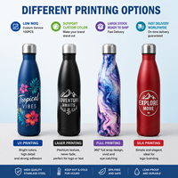 Botol Air Vakum Terisolasi Bentuk Cola Lapis Ganda SS304 Bebas BPA Logo Kustom Hadiah Promosi Bisnis Anti Bocor Termos