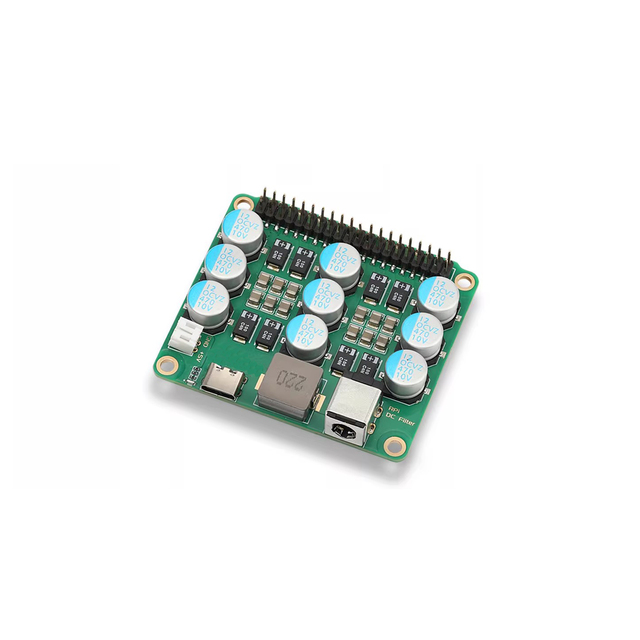 Pi4/5 DC Power Supply Filter Purifier Noise Reduction Upgrade Expansion Module Board HiFi Audio