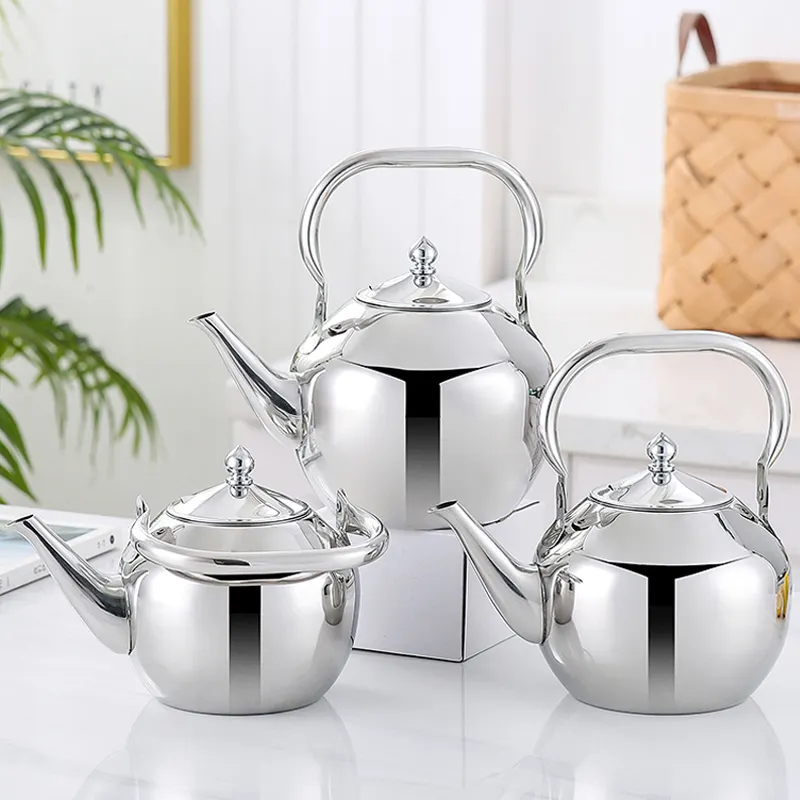 Multi Sizes Camping Outdoor Kettle Water Boiling Kettle Metal Kettle With filtering
