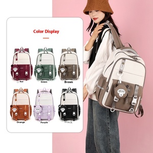 Sac à dos scolaire léger pour filles de la 3e à la 6e année pour les élèves du secondaire-Protection de la colonne vertébrale de grande capacité - Product Image 4