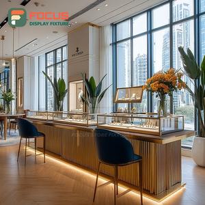 Sistema de Exhibición de Joyería de Lujo, Vitrina de Vidrio Templado para Tiendas de Marca - Product Image 2