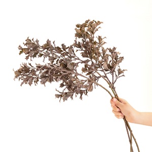 Flor Artificial Harry's Leaf, Color Café Beige, PVC Ligero, Decoración para Bodas, Estilo Artesanal, Estilo Ins, Importado - Product Image 5