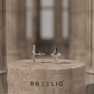 Pendientes de Estrella del Norte en Oro Sólido de 14K para Mujer, Joyería Minimalista con Diseño de Estrella 3D, Pendientes Celestiales Delicados y Únicos - Product Image 6