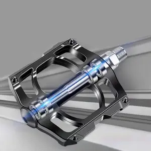 New Bike Parts Pedal Bearing Aluminum Alloy Pedal MTB Road Bicycle Pedals 4 Bearing