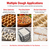 Machine à couper la pâte 5-500g, diviseuse et portionneuse de pâte électrique automatique pour boulangerie et cuisine centralisée