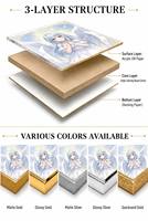 Papan Shikishi Akrilik Anime Jepang Custom, Papan Tanda Tangan Anime Jepang, Papan Shikishi Custom, Shikishi Foil