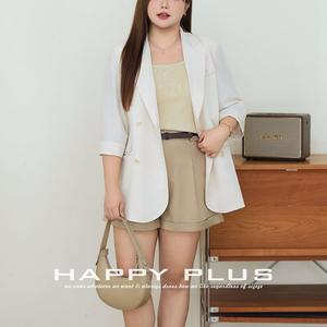 Blazer beige pour femme Runqi N9250, manches trois quarts, respirant, couleur unie, veste de costume professionnelle, grande taille 200 lbs - Product Image 5