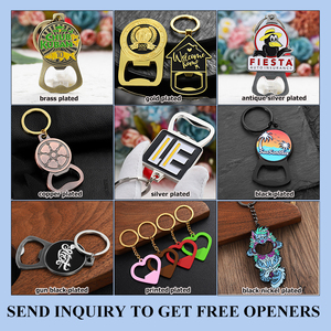 ที่เปิดขวดโลหะผสมสังกะสีเคลือบเงาพร้อมโลโก้และตัวอักษรแบบกำหนดเอง สแกนคิวอาร์โค้ดสีเงินได้ ใช้เป็นที่เปิดขวดเบียร์ เหมาะสำหรับทีมงานออฟฟิศและการเพิ่มประสิทธิภาพการทำงาน - Product Image 6