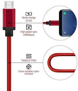 Cable de Datos Micro USB V8 2.0A Macho a Micro Tipo C, Cable de Carga de Alta Velocidad para Dispositivos USB Micro, Periféricos, Teléfonos Inteligentes Android - Product Image 2