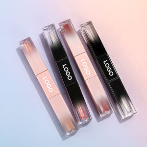 Brillo Labial Dos en Uno de Marca Privada, Tubos Vacíos de Brillo Labial Resistente al Agua, Envases de Brillo Labial Vegano de Larga Duración - Product Image 2