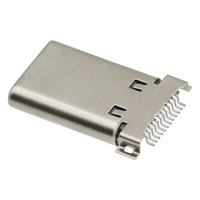 Hochgeschwindigkeits-24-Pin-USB-Typ-C-Buchse, zweireihiger Anschluss, USB 3.1 Stecker, 3A/5A, CE/FCC-zertifiziert für Datenübertragung