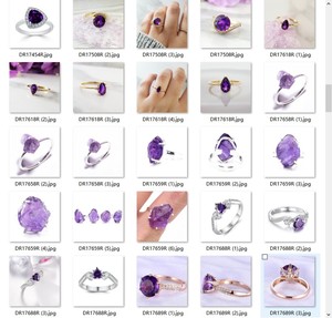 แหวนเงินแท้ 925 รุ่นอินฟินิตี้สวยงาม ประดับด้วยอเมทิสต์ <span class=keywords><strong>ล้อม</strong></span>รอบด้วยเพชรระยิบระยับ - Product Image 4