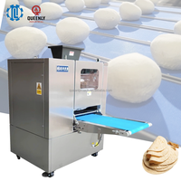 Machine automatique à bouler la pâte pour grandes boulangeries, diviseuse et rondeuse de pâte à pizza et à pains à burger, système de contrôle PLC, moteur