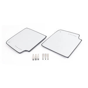 Rétroviseur arrière plat rectangulaire avec clignotant LED pour Chevrolet Silverado GMC Sierra 2014-2018 - Product Image 1