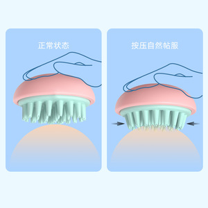 EVEFU Three-In-One Cup Brush Detachable Long Handle Multifunctional <b>Sponge</b> Brush Cup Lid Cleaning Brush Pacifier Brush - Product Image 4