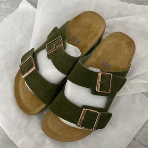 Sandalias <span class=keywords><strong>Arizona</strong></span> de Tacón Alto con Punta Abierta, Color <span class=keywords><strong>Verde</strong></span>, Diseño sin Cordones, para Todas las Temporadas, Ligeras - Product Image 2
