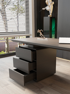 Ánh sáng hiện đại sang trọng bảng màu Quả Óc Chó bàn đơn giản bàn gió nhà đa chức năng Bàn máy tính - Product Image 6