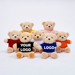 Boneka Beruang Teddy Grosir dengan Logo Cetak di Kaos Boneka Beruang Teddy Logo Kustom yang Dipersonalisasi - Product Image 5