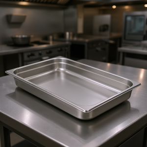 Stainless Steel Steam Table <b>Pan</b> 2.5 In Deep Full Size Anti <b>Jam</b> Restaurant Catering Food <b>Pan</b> 6 Pack - Product Image 2