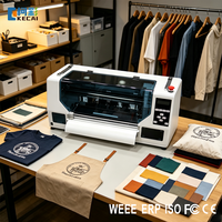 Impresora DTF KECAI en Oferta, Impresora DTF A3 de 33 cm, Máquina de Impresión Digital para Camisetas, Bolsas, Abrigos y Suéteres