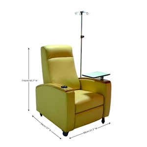 Chaise confortable de traitement <span class=keywords><strong>médical</strong></span> d'hôpital de personne seule d'infusion/chaise de dialyse moderne électrique réglable - Product Image 2