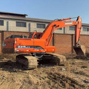 Excavatrice d'occasion haute performance Doosan 225-7 DH225 DH220LC DH225LC-7 22 tonnes, agricole, en stock, avec marteau brise-roche hydraulique - Product Image 1