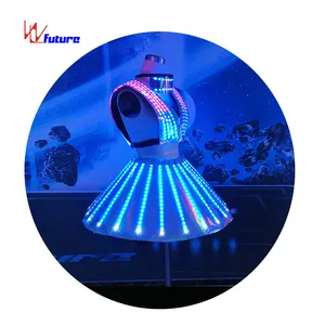 Ropa de iluminación led china, luz reflectante de conejo con minifalda, para danza del vientre