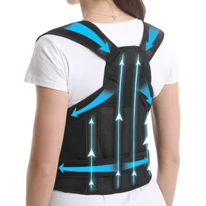 RUNYI New Arrival OEM 2 in 1 Multi-Functional Widened Shoulder Straps Pain Relief Scoliosis Brace Posture Corrector