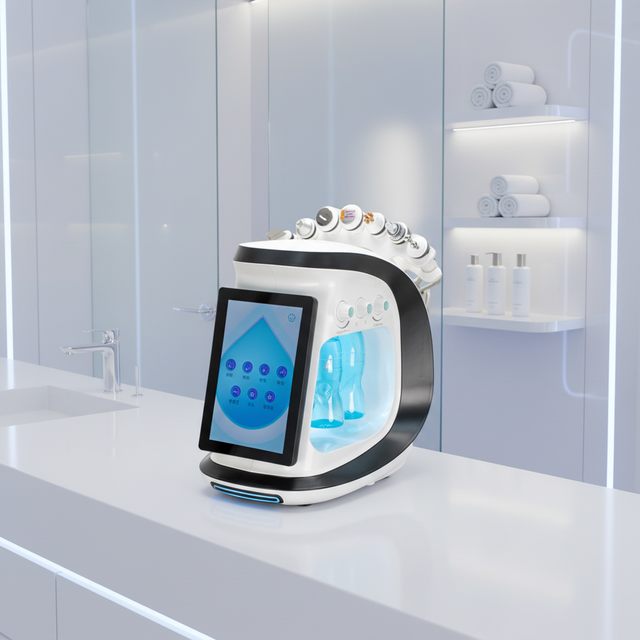 2025 New Ice Blue Hydro Care Facial Device Portable Skin Peel Remove Blackhead Microdermabrasion Machine