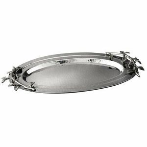 Multipurpose Aluminum Serving <b>Tray</b> for Breakfast <b>Tea</b> Coffee Desserts and Everyday Kitchen Serving Needs - Product Image 2