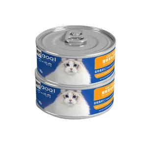 Direto da fábrica OEM/ODM Alta Nutrição Pet Chicken Food Molhado Cat Food Enlatado Cat and Dog Food