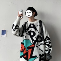 Pull de Noël en laine JL-93001 de haute qualité Pull en tricot graphique personnalisé Chandails unisexe Pull de Noël Couple