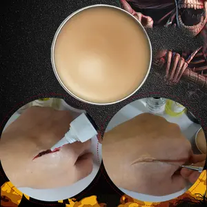 Natural Skin Wax Vegan Makeup Wax For Special Effects Theatrical Makeup And Halloween Fun Themed Party