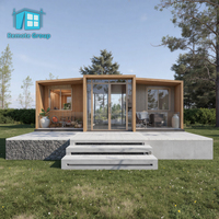 Conteneur pliable modulaire de luxe à distance de 10 pieds 20 pieds 40 pieds Petite maison portable mobile préfabriqué Maisons prêtes à être expédiées