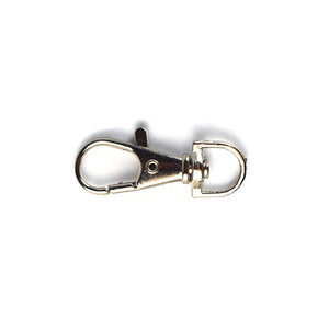 Stainless Steel Hook Keychain D Ring Buckle For <b>Bag</b> <b>Accessories</b> Classic Style Strong Hardware - Product Image 1