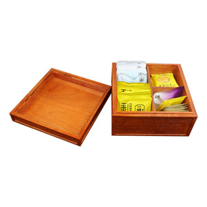 Cajas de almacenamiento de madera maciza de cuatro, seis y nueve compartimentos para pasteles de luna, Festival del Bote del Dragón - Product Image 4