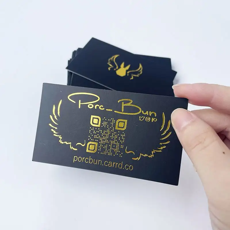 OEM Perfect Printing Qr Code Impresión de tarjetas de visita Tarjeta de agradecimiento Tarjeta de visita para pequeñas empresas