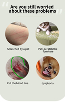 Lime à ongles indolore pour animaux de compagnie avec dissipation efficace de la chaleur, évite la surchauffe pour les propriétaires d'animaux d'intérieur, finition lisse et arrondie