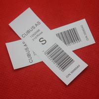 Étiquettes thermocollantes double face pour vêtements et textiles, rouleau d'étiquettes de lavage, impression de codes QR, étiquettes carrées pour sacs et vêtements