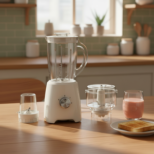 Mini mixeur électrique portable pour la maison, 2 en 1, 250 W, capacité de 1,4 L, mixeur multifonctionnel pour fruits, <span class=keywords><strong>hachoir</strong></span> à <span class=keywords><strong>viande</strong></span> - Product Image 1
