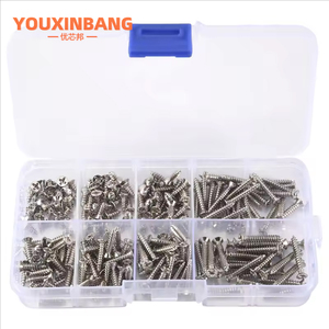 400 pièces M3 vis autotaraudeuses boîte à vis ensemble Phillips tête plate vis autotaraudeuses Kit - Product Image 4